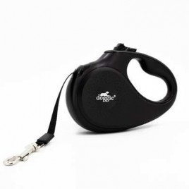 Doggie M Otomatik Tasma Master Seri Black | Otomatik Köpek Tasması